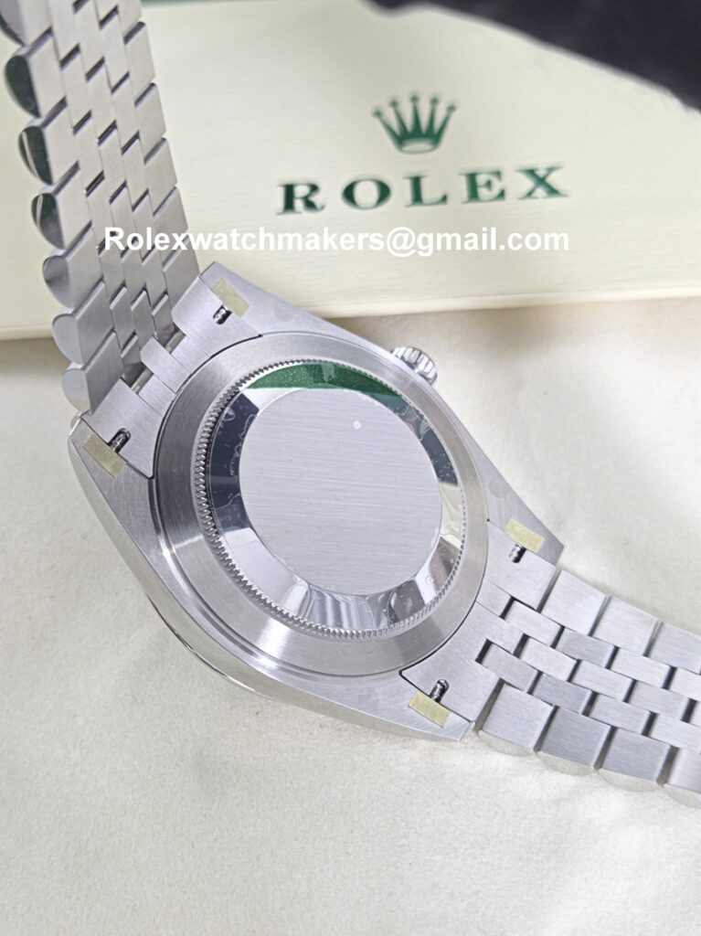 Rolex Datejust back case made with 904L steel